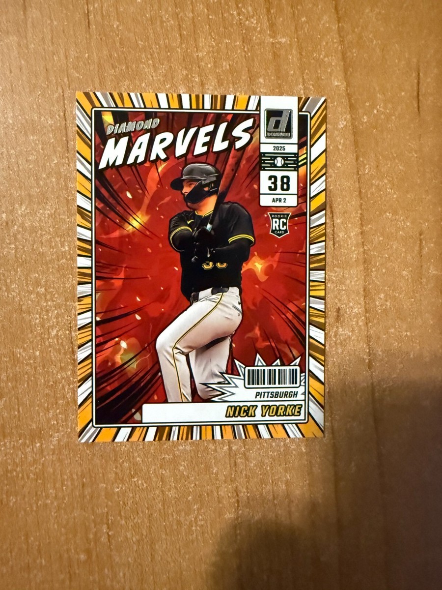 2025 Donruss Baseball - Nick Yorke - #6 Marvels Insert PIRATES | eBay