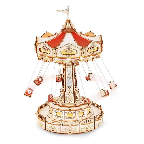3D Electro Mechanical Wooden Puzzle, Swing Ride