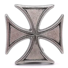 Maltese Iron Cross Concho Antique Nickel 7758-16 by Stecksstore