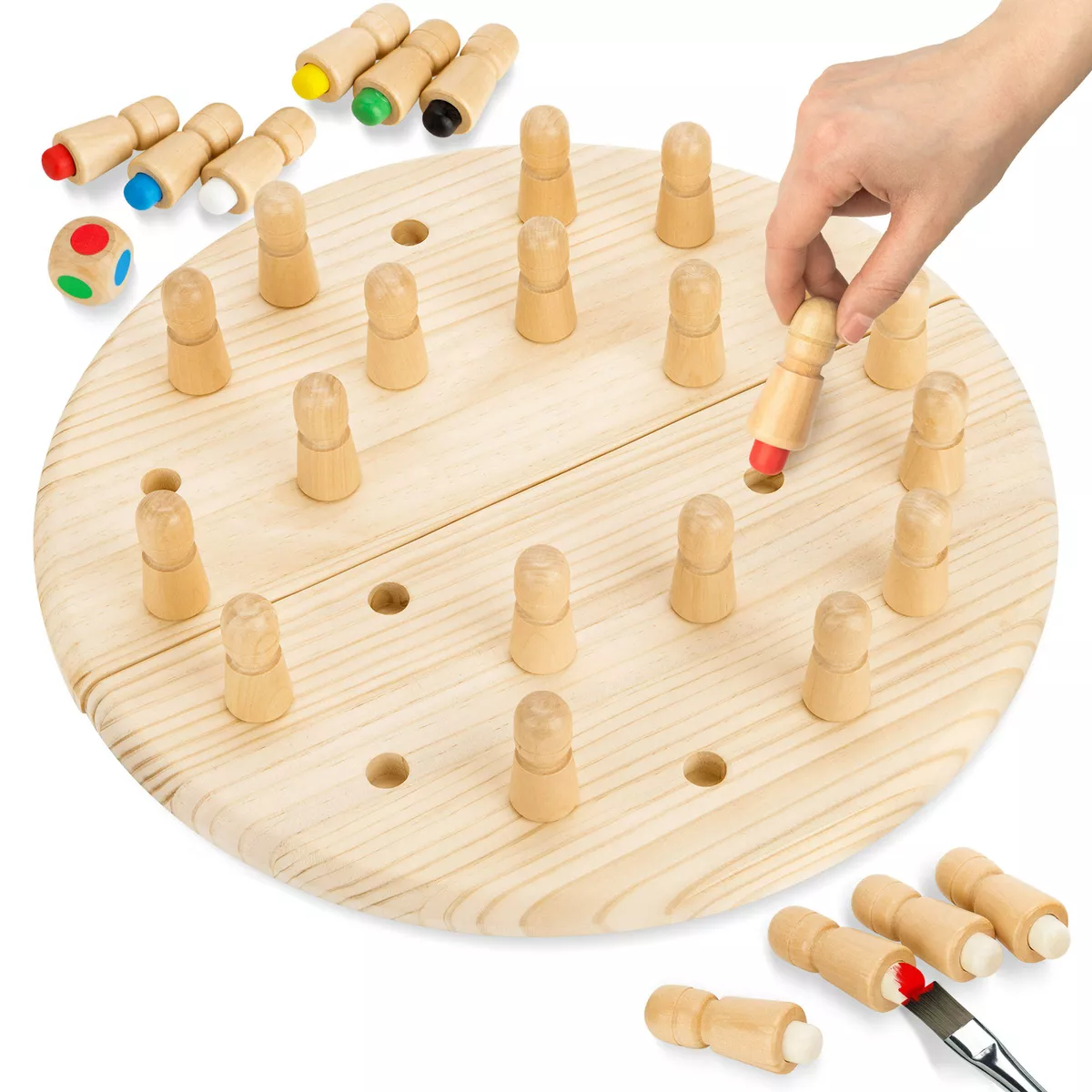 Memory Match Stick Kinder Schachspiel aus Holz Lernspielzeug Schach Spiel Kind eBay