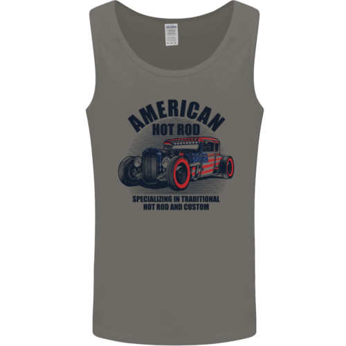 American Hot Rod Hotrod Enthusiast Auto Herren Weste Tank Top - Bild 1 von 25