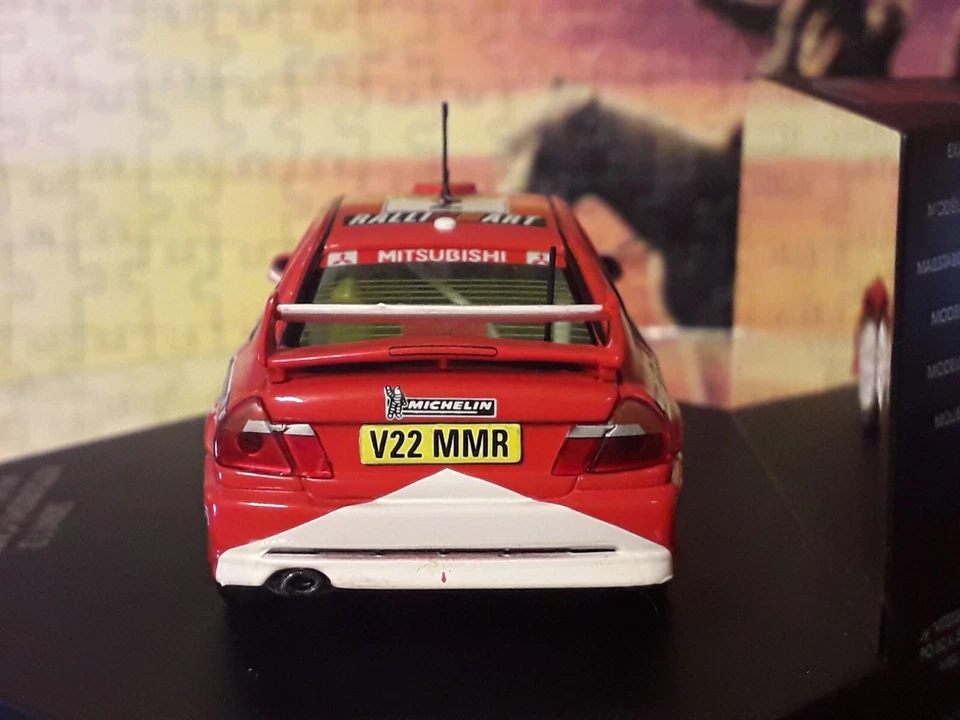 skid skm113 mitsubishi carisma gt rally montecarlo 2000 F.LOIX 1:43 - Immagine 3 di 4