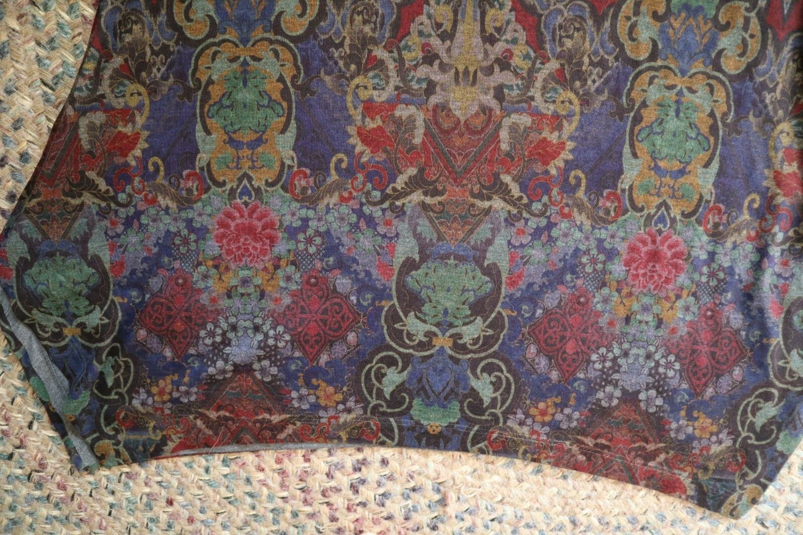 Multicolored Floral Pattern SOFT SURROUNDINGS Sco… - image 2