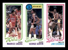 1980 Topps Basketball #37 Cheeks Gervin Chones NM/MT *e4