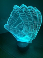 Color Changing Light Shaped As A Baseball Glove Can Be Used As Night Light-cool 