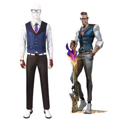 Valorant Agent Chamber Cosplay Costume | Gaming Outfit