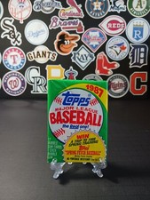 1987 Topps Baseball Cards, 1 Unopened Sealed Wax PACK From Wax Box, 17 Cards