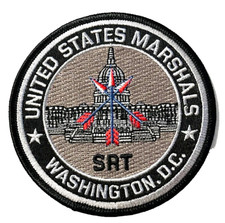 US MARSHALS SPECIAL RESPONSE TEAM S.R.T. WASHINGTON D.C. FULL COLOR PATCH (PD19)