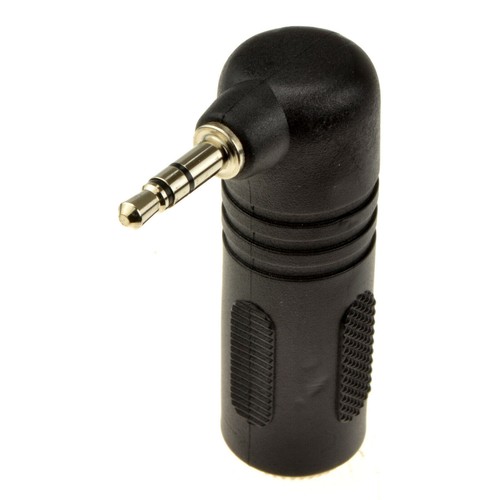6.35mm Jack Conector A Ángulo Recto 3.5mm Conector Jack Estéreo Adaptador - Imagen 11 de 24
