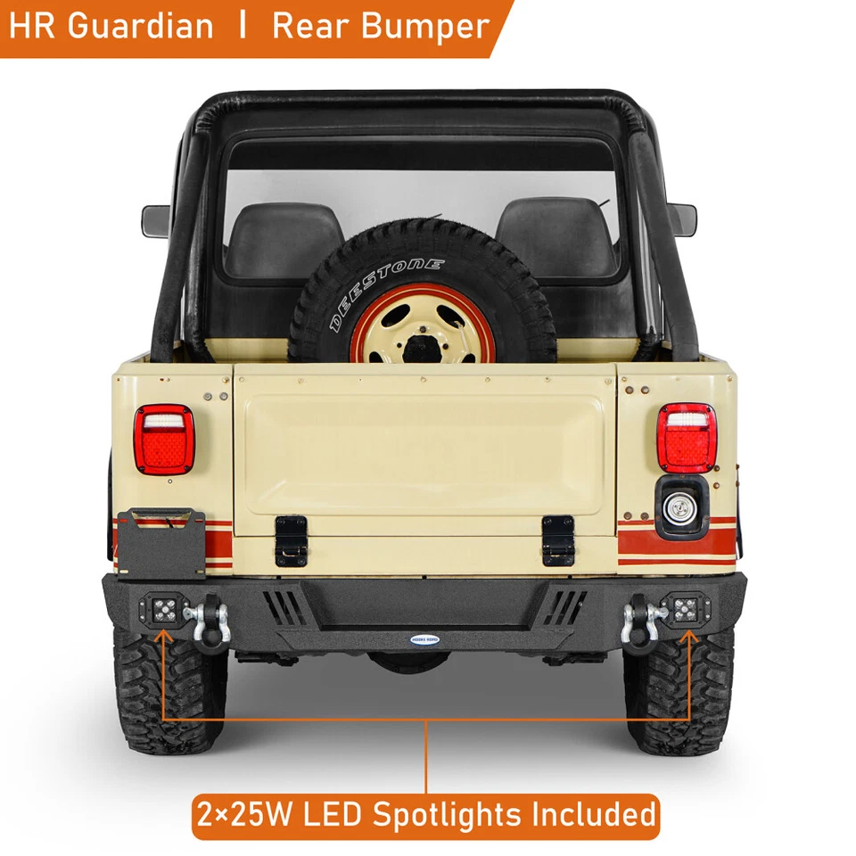 Fit Jeep CJ-5 CJ-7 CJ-8 Scrambler 76-86 Steel Front Bumper OR Rear Bumper Bar - Image 2 of 4