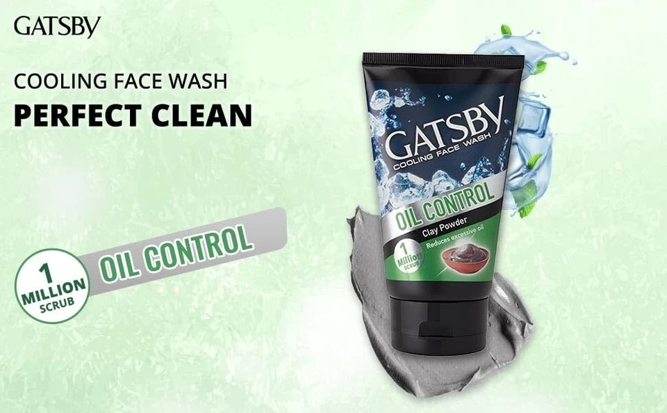 Gatsby Japan Cooling Face Wash - Oil Control, 50ml (Set of 3) - Image 3 of 4