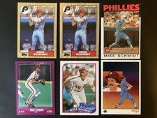 Mike Schmidt Lot of 10 Topps Upper Deck Score All Star