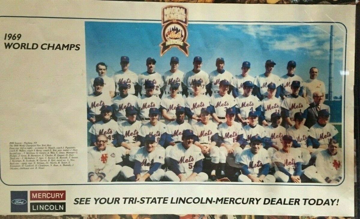 RARE 1969 NY METS WORLD CHAMPS POSTER | eBay