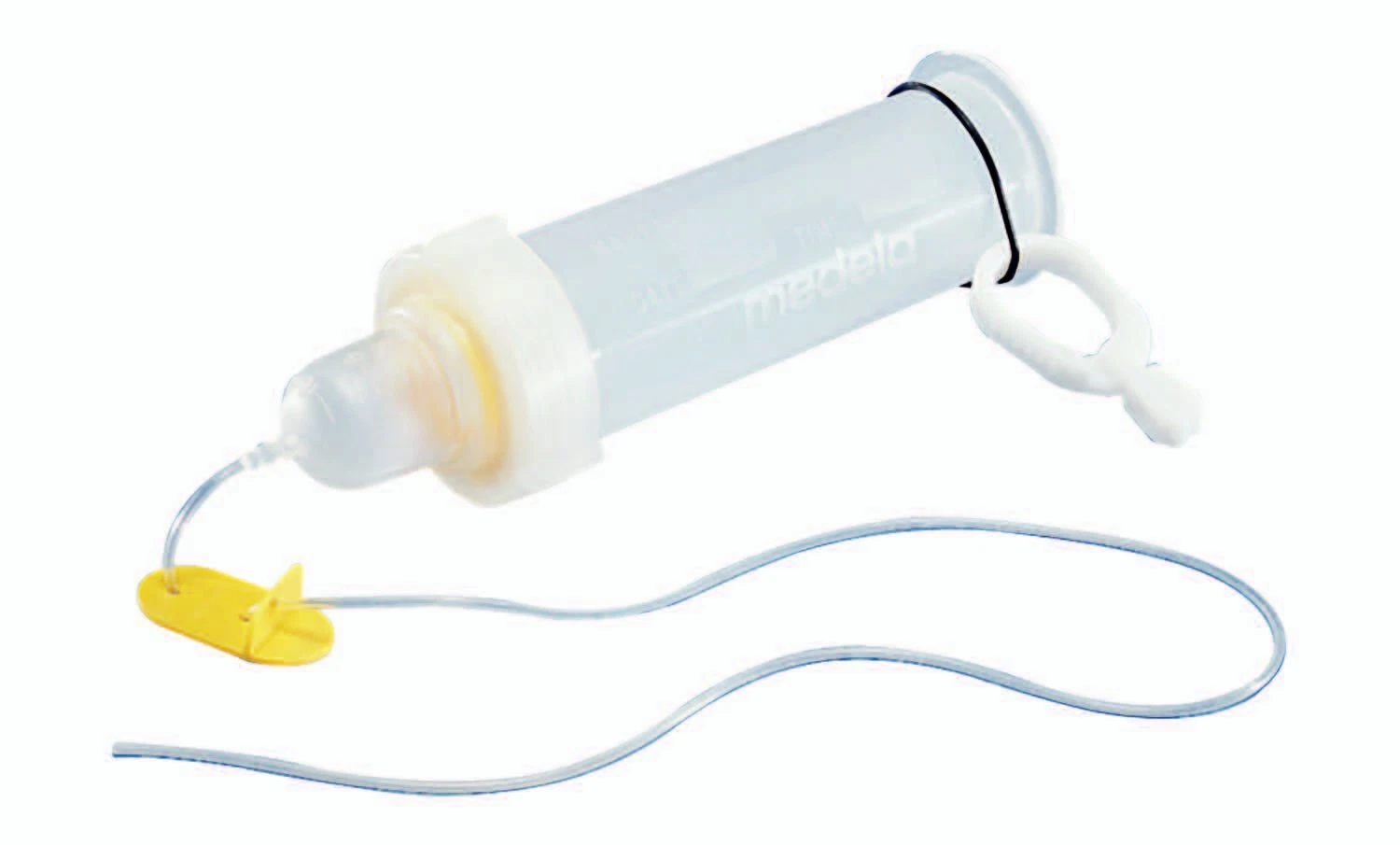 White Disposable Baby Bottle For Short Term Feeding With Quick Clip System