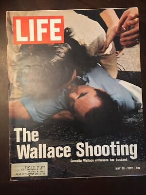 MAY 26 1972 LIFE MAGAZINE WALLACE SHOT, WILLIE MAYS CARDS BUCHAREST