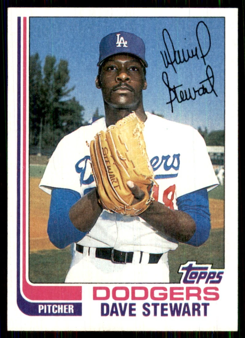 Dave Stewart trading card