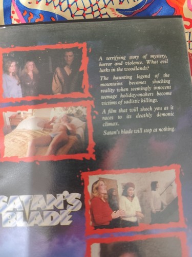 1980s Video Shop VHS Satan's Blade 80s Video Nasty Video Shop Release - Imagen 4 de 14