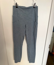 Quince Ultra-Soft High-Rise Pocket Leggings S Short Heather Sky Blue Waitlisted