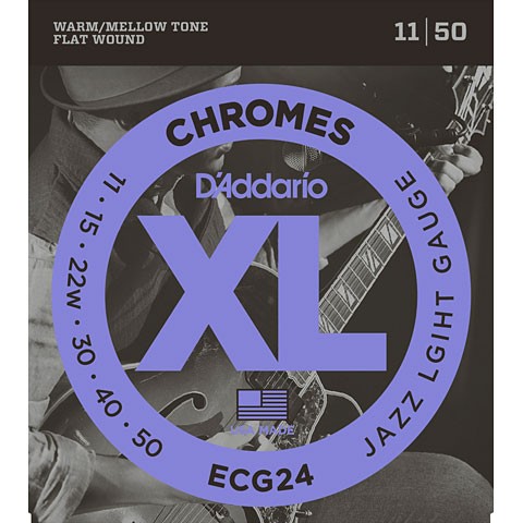 Saiten E-Gitarre DAddario ECG24 Chromes 011-050 Gitarrensaiten E- Gitarre NEU 5290₽