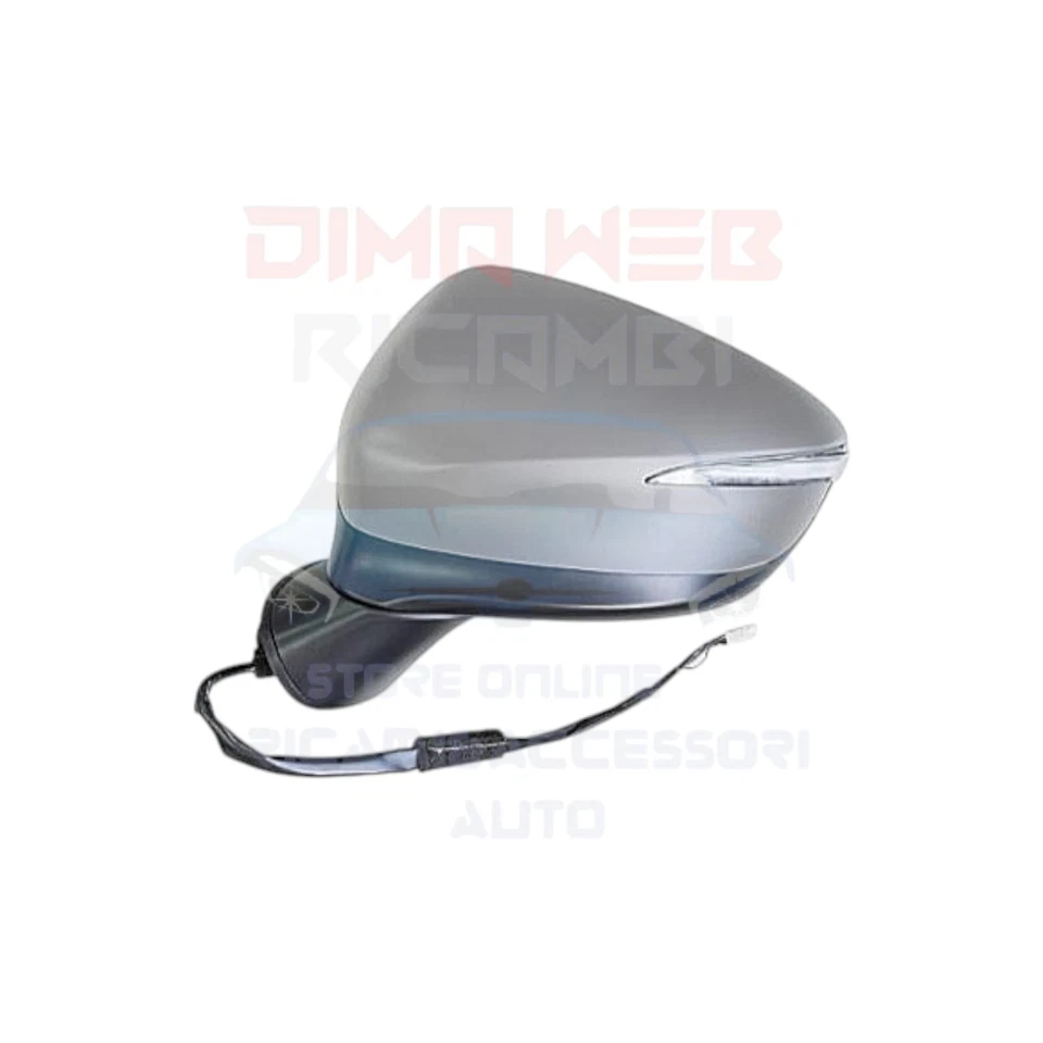 SPECCHIO SPECCHIETTO RETROVISORE SX ELETTRICO RICHIUDIBILE MAZDA CX3 2015 IN POI - Immagine 2 di 2