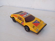Blechauto  70er vintage Aufziehmotor gelb Turbo