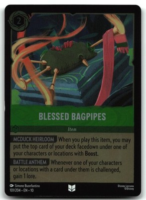 Blessed Bagpipes 101/204 (NM) - Whispers in the Well - Cold Foil