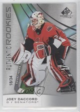 2019-20 Upper Deck SP Game Used Authentic Rookies 18/34 Joey Daccord #186 ez4