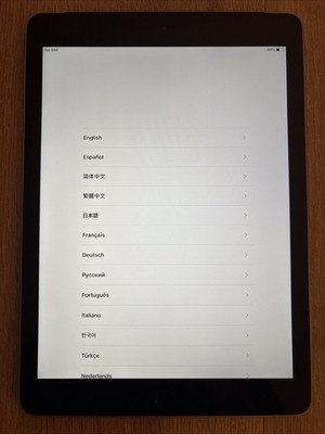 Apple iPad 6th Gen A1954 32GB, Space Gray, Wi-Fi Cellular No Sim