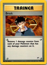 Brock 98/132 Rare Gym Heroes Pokemon Unlimited Near Mint on eBay