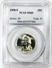 *1950 S SILVER WASHINGTON QUARTER* *PCGS MS65* NR #G3930