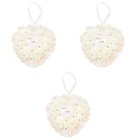 3pcs Rose Ehering Kissen Aufbewahrungsbox Schmuck Formform Rose