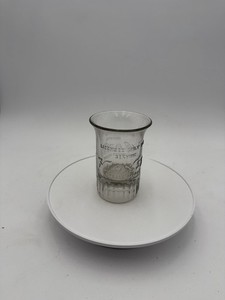 Antique Moxie Soda Fountain Glass Embossed Advertising Drinkware - Q1