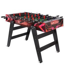 46" Full Size Foosball Table, Soccer Game Table with Footballs for Game Room,...