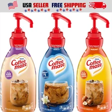 Coffee Mate Liquid Concentrate 1.5L Pump Bottles, 3-Pack Assorted Flavors