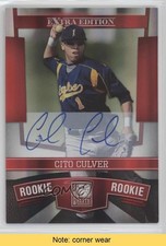 2010 Donruss Elite Extra Edition Missing Serial Number Cito Culver Auto READ 1e5