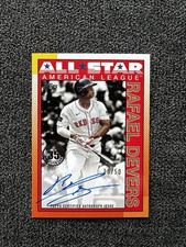 Rafael Devers 2025 Topps Series 2 - 1990 All-Star On Card Auto Gold /50