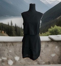 J Crew Cascade Little Black Dress sz10 Carrier Officecore whimsgoth y2k