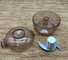 Sunbeam Oskar 14081 14181 Replacement Work Bowl Lid Chopping Blade Original EUC