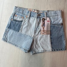 Levis, Girl Shorts, Blue Denim, Mini Mom Short  Size 10 Reg