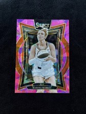 2025 Panini Select Marina Mabrey Pink Cracked Ice Concourse #71 Connecticut Sun