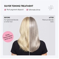 Color Mask Silver Toner - Semi-Permanent Hair Color Enhancer