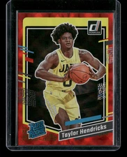 2023-24 Donruss #208 Taylor Hendricks Red International - RC - 13989