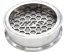 4" Tri Clamp Sintered Filter Plate with 5 Micron Filter 304 Stainless Steel