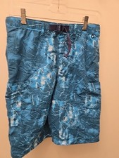 Lands' End Hiking Shorts, Teal, Youth XL, Size 14-16