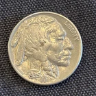 1935-P Buffalo Nickel AU - Full Date- Sharp Horn! P16