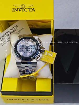 Invicta X-Wing - Coalition Forces Blue Mother-of-Pearl Chrono mens