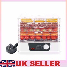 5 Tray Electric Food Dehydrator 350W Fruit Veg Beef Meat Dryer Preserver Machine