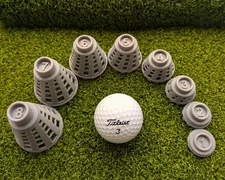 Golf Tees - For Indoor Simulators and Outdoor Golfing - Gray