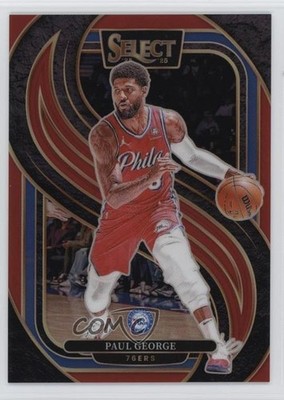 2024-25 Panini Select Premier Level Red Prizm 119/199 Paul George #159 0us8