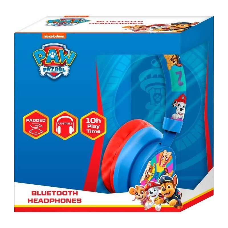 Casque audio enfant KIDS LICENSING PW19914 sans fil Bluetooth bleu